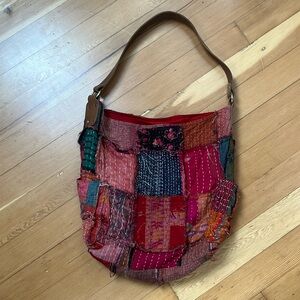 Free people patchwork tote